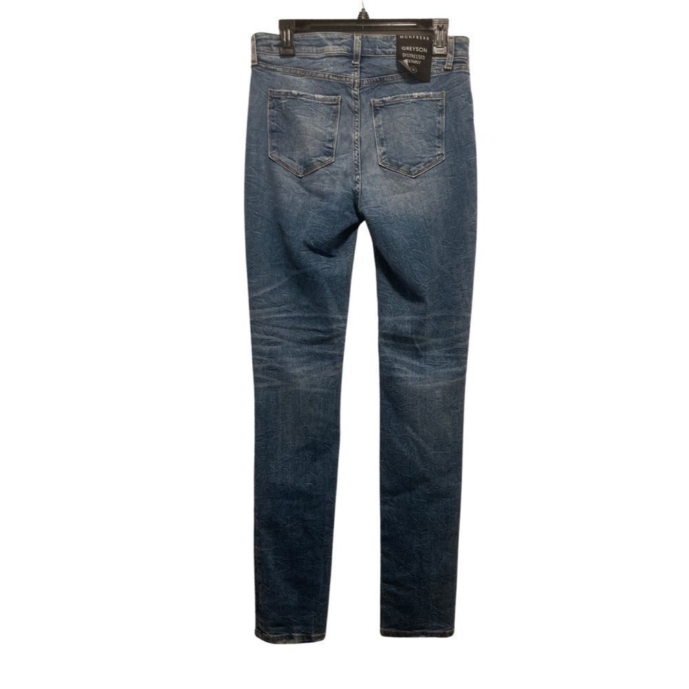 Monfrère Greyson Distressed Sicily Skinny Jeans - Picture 5 of 11